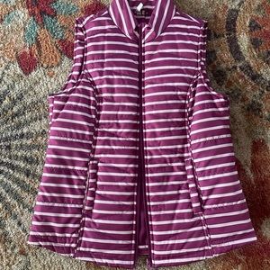 Red Camel Striped Vest